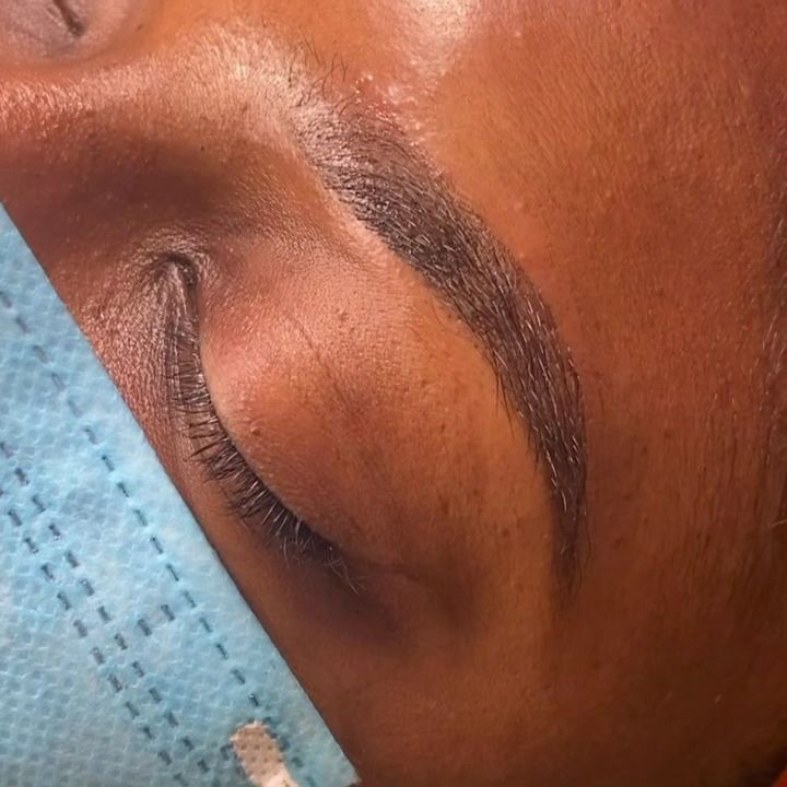 Eyebrow Tattoo result by The Queen Suite in Marietta, GA