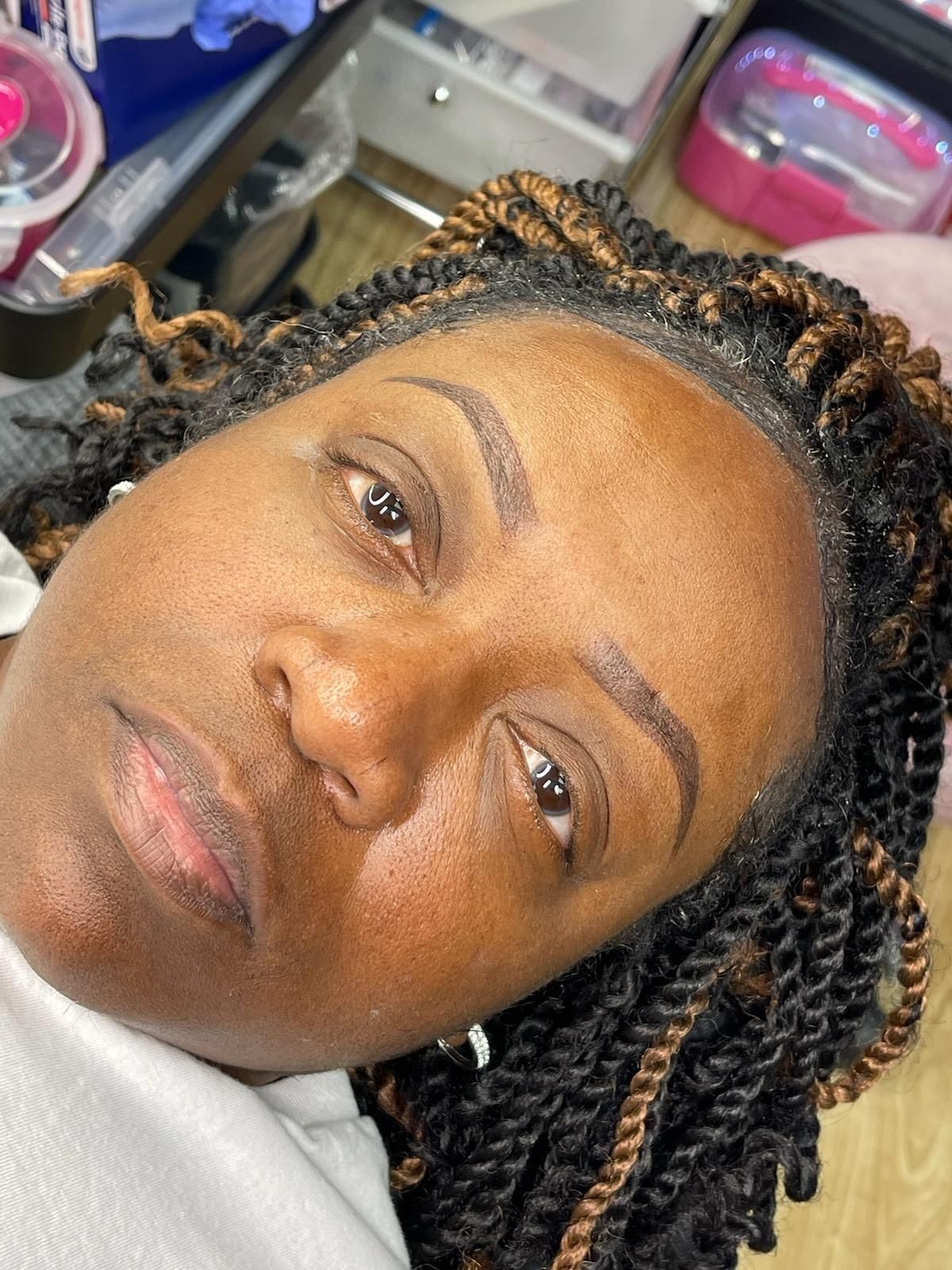 Eyebrow Tattoo result by The Queen Suite in Marietta, GA