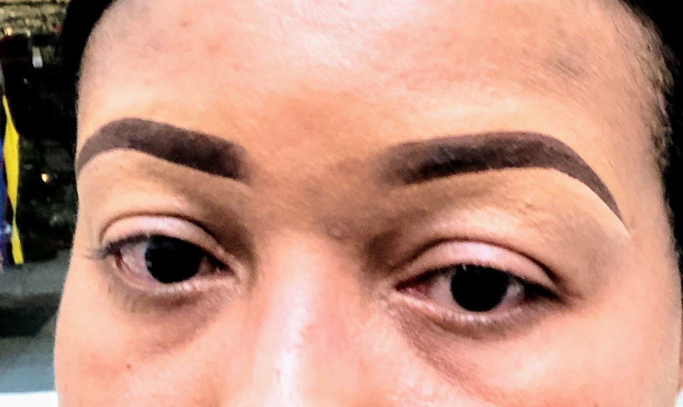 Eyebrow Tattoo result by Brie Ashley Kiss & Makeup Inc in Decatur, GA