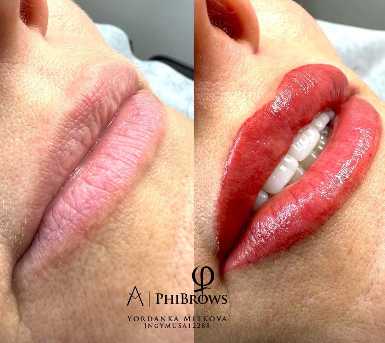 Permanent makeup work by PhiBrows By Dani in Roswell, GA