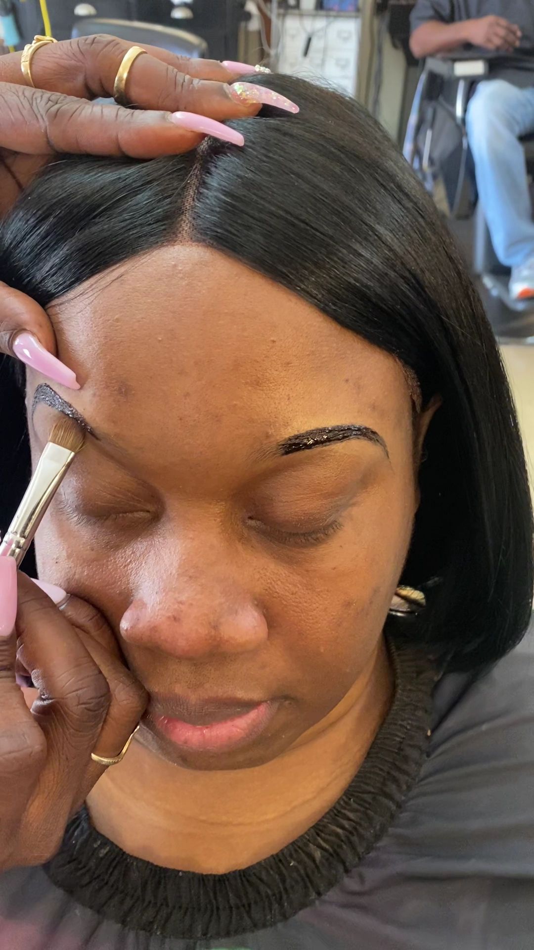 Eyebrow Tattoo result by Eye Vixen Make-Up Artist and Image Consultant in Jonesboro, GA