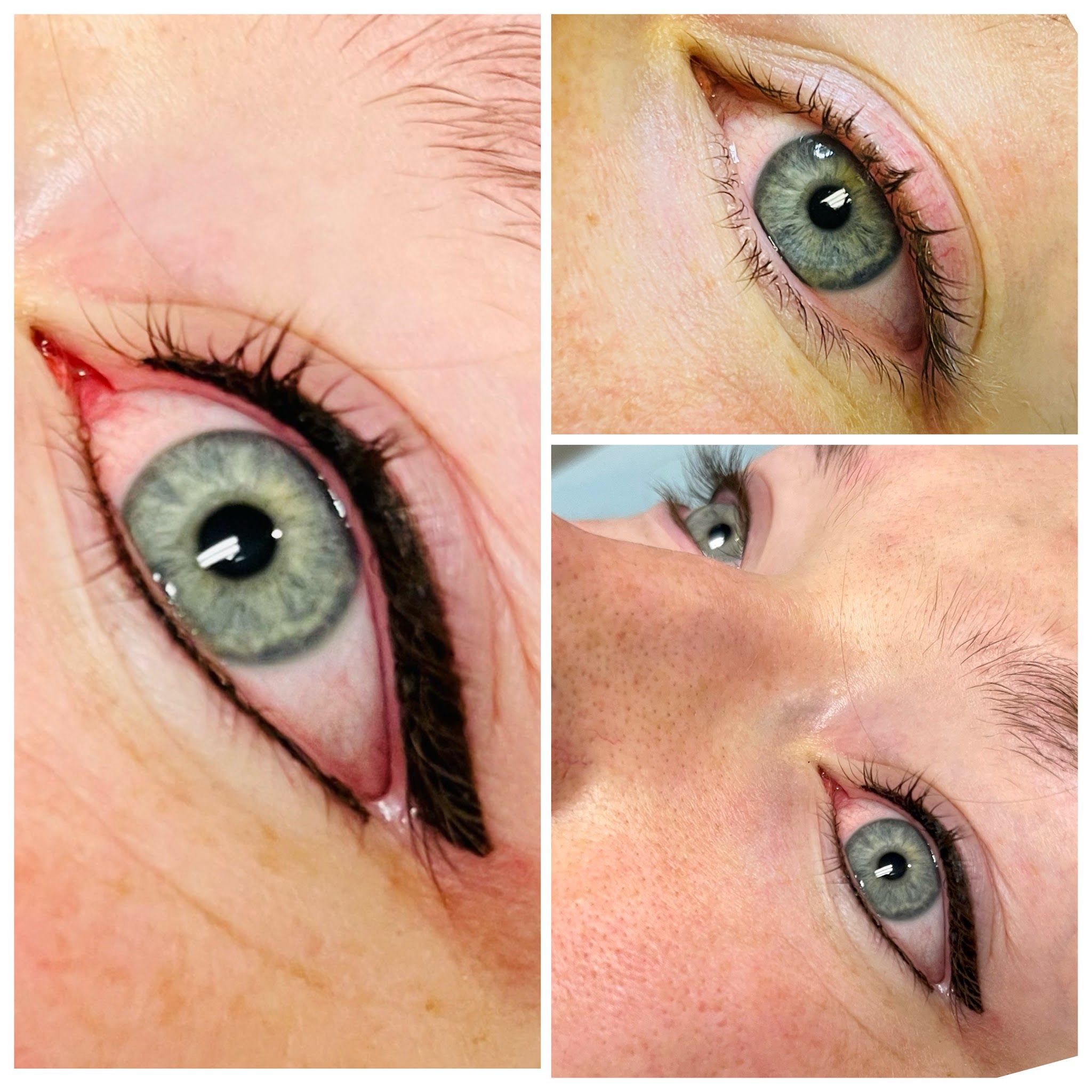 Eyeliner Tattoo result by Razed Brow Permanent Makeup & Microblading in Sharpsburg, GA