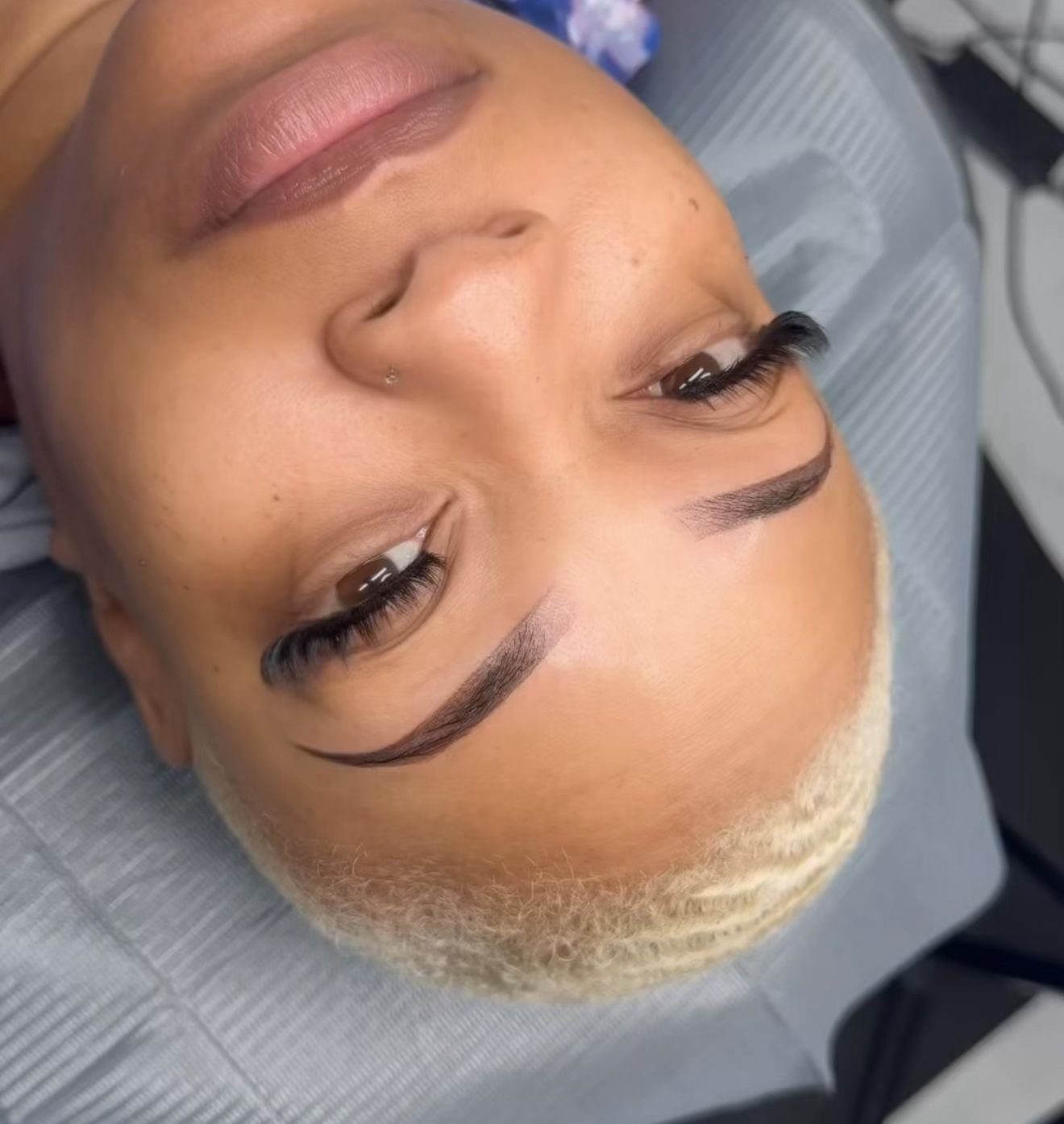 Eyeliner Tattoo result by Nakkid Skinn Studio in Marietta, GA