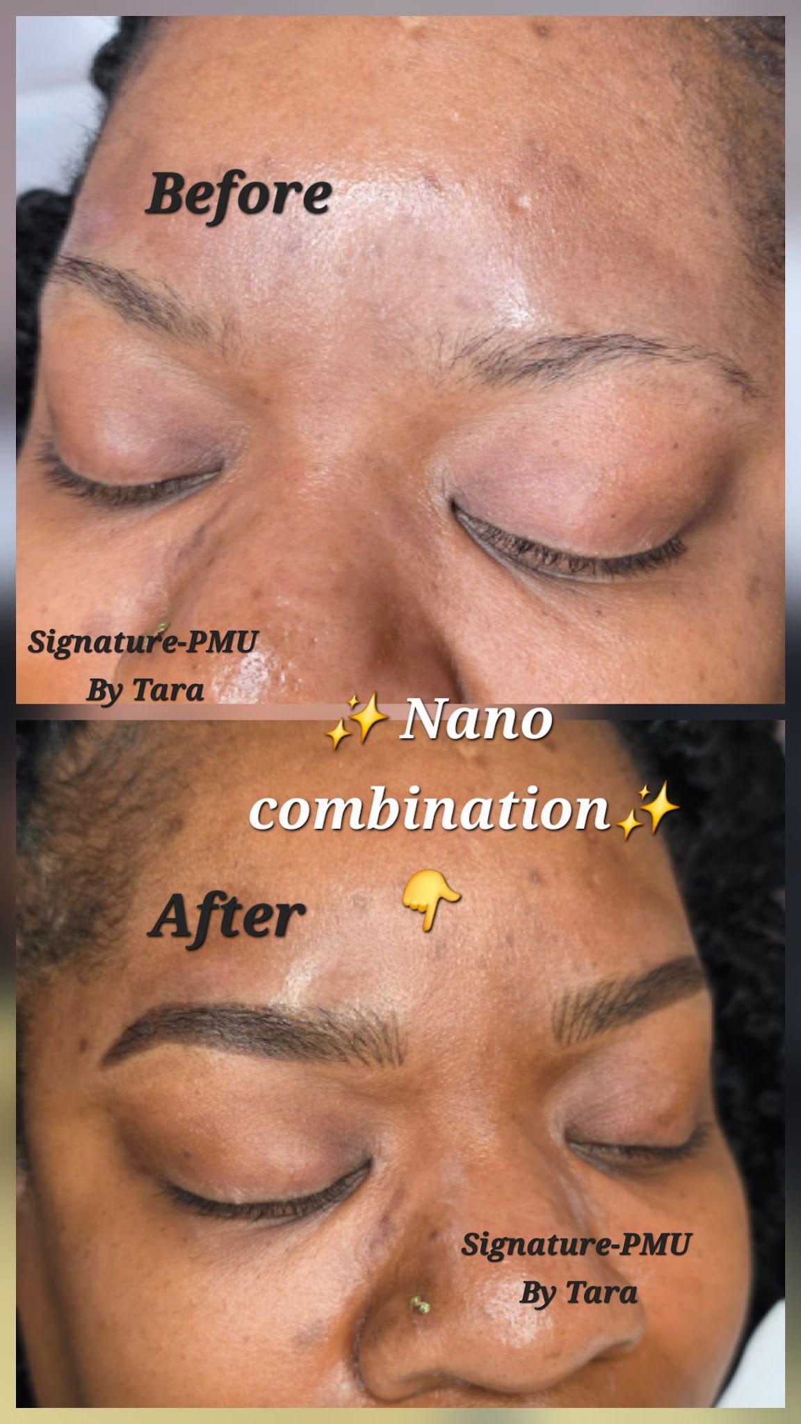 Eyebrow Tattoo result by Signature PMU by Tara in Alpharetta, GA