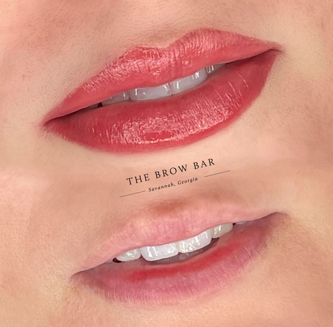 Permanent makeup work by The Brow Bar Savannah in Savannah, GA