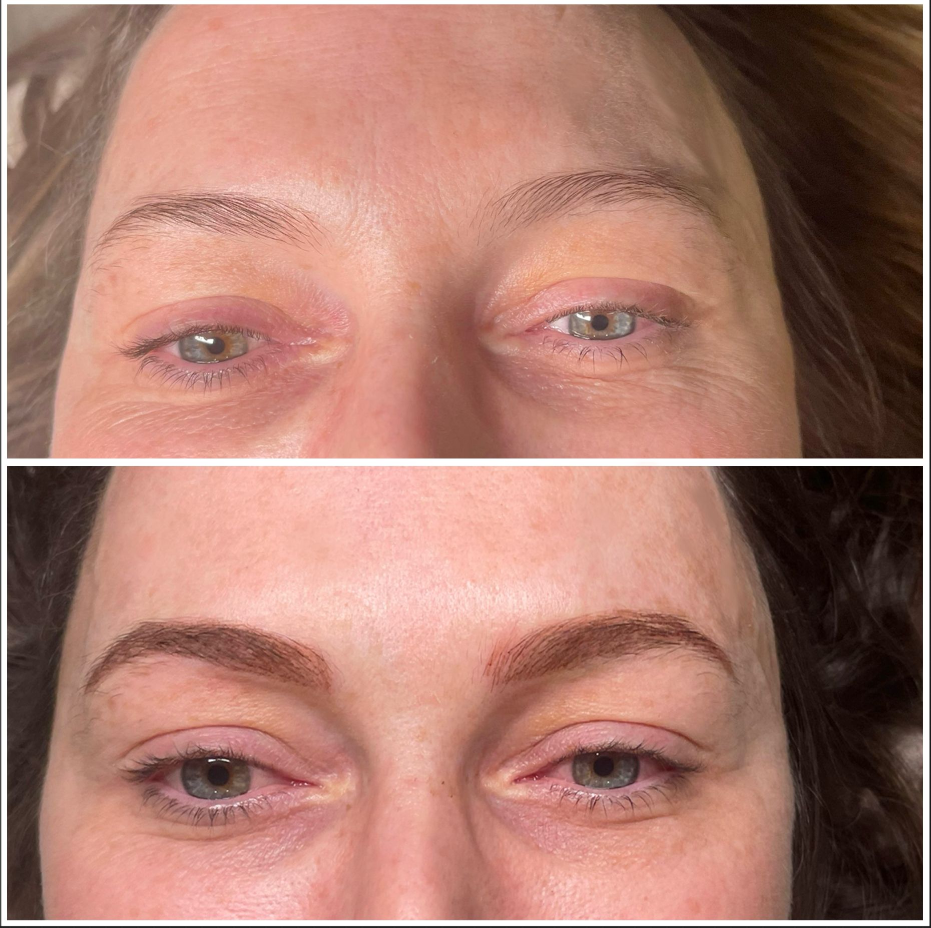 Eyebrow Tattoo result by Darling Derma Ink in Woodstock, GA