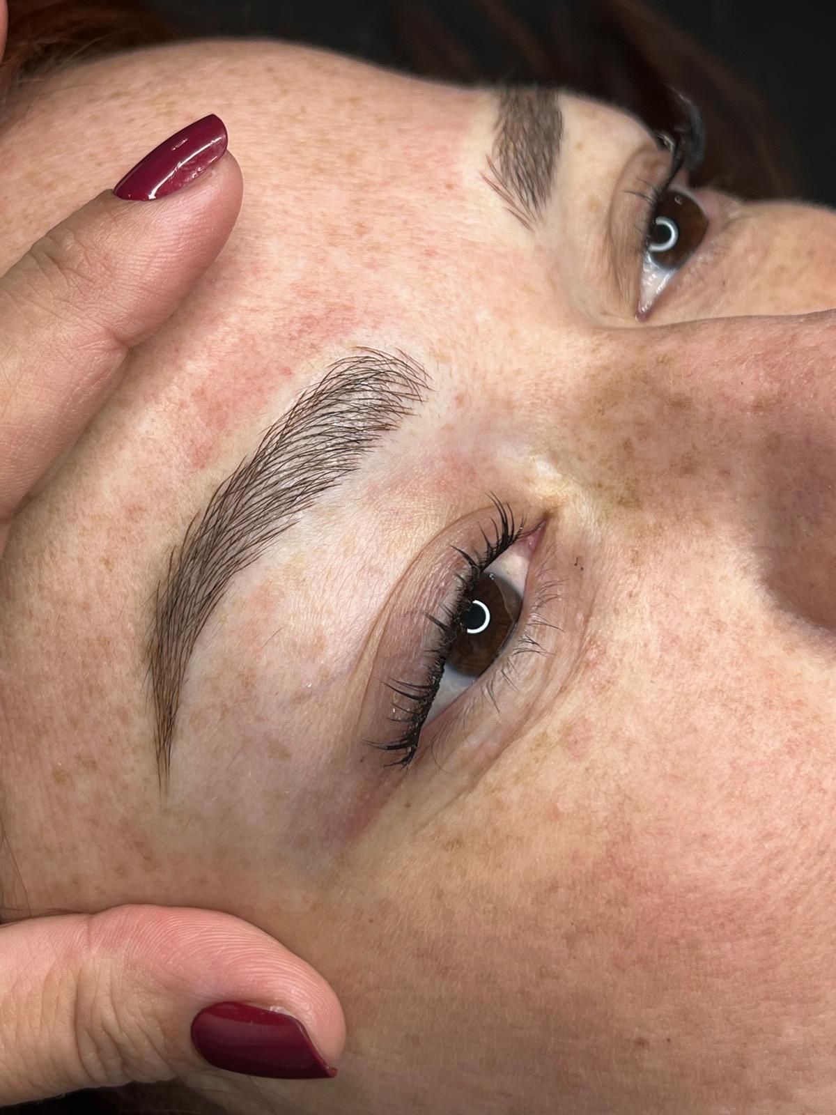 Eyebrow Tattoo result by Permanent Makeup Studio by Dorelis in Duluth, GA