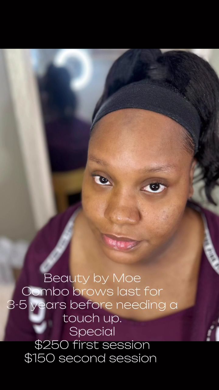 Eyebrow Tattoo result by Beauty by Moe in Douglasville, GA