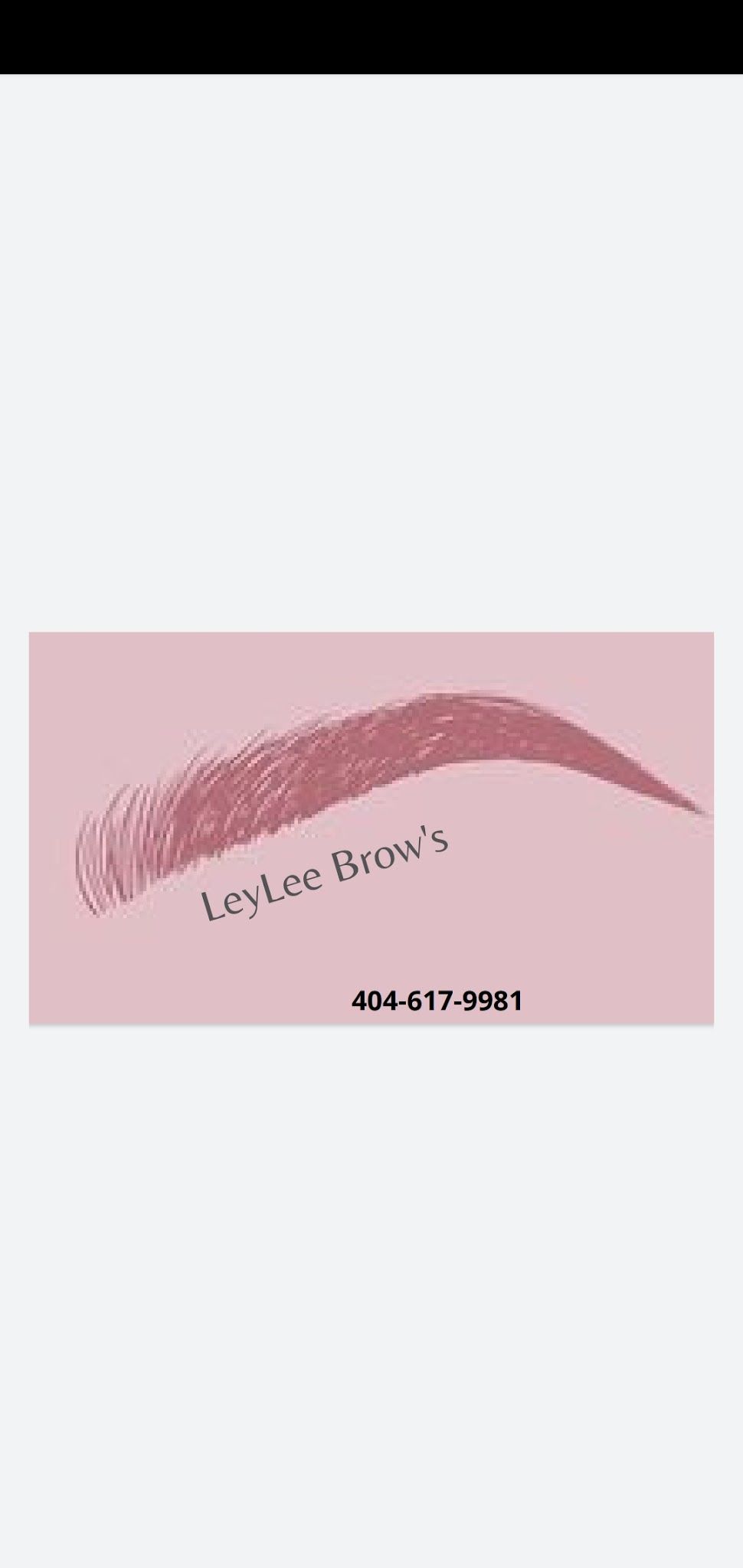 Leylee brow — permanent makeup work