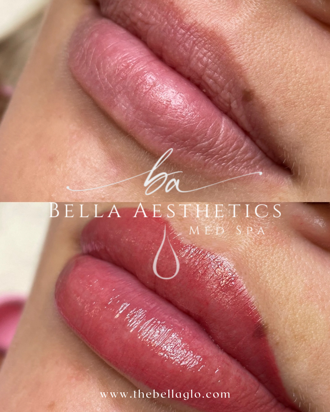 Permanent makeup work by Bella Aesthetics Med Spa in Statesboro, GA