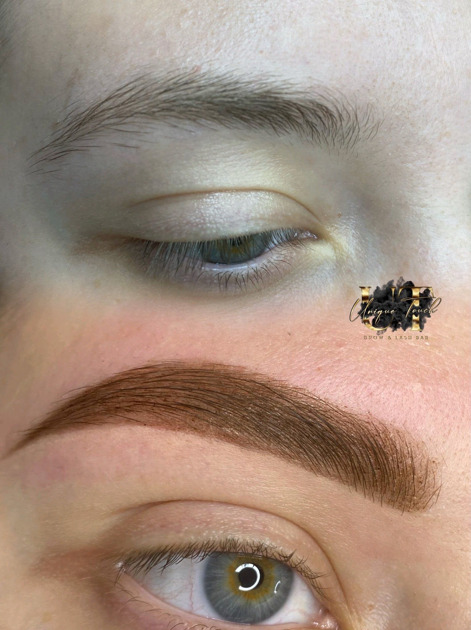 Eyebrow Tattoo result by Unique Touch Brow & Lash Bar in Tifton, GA