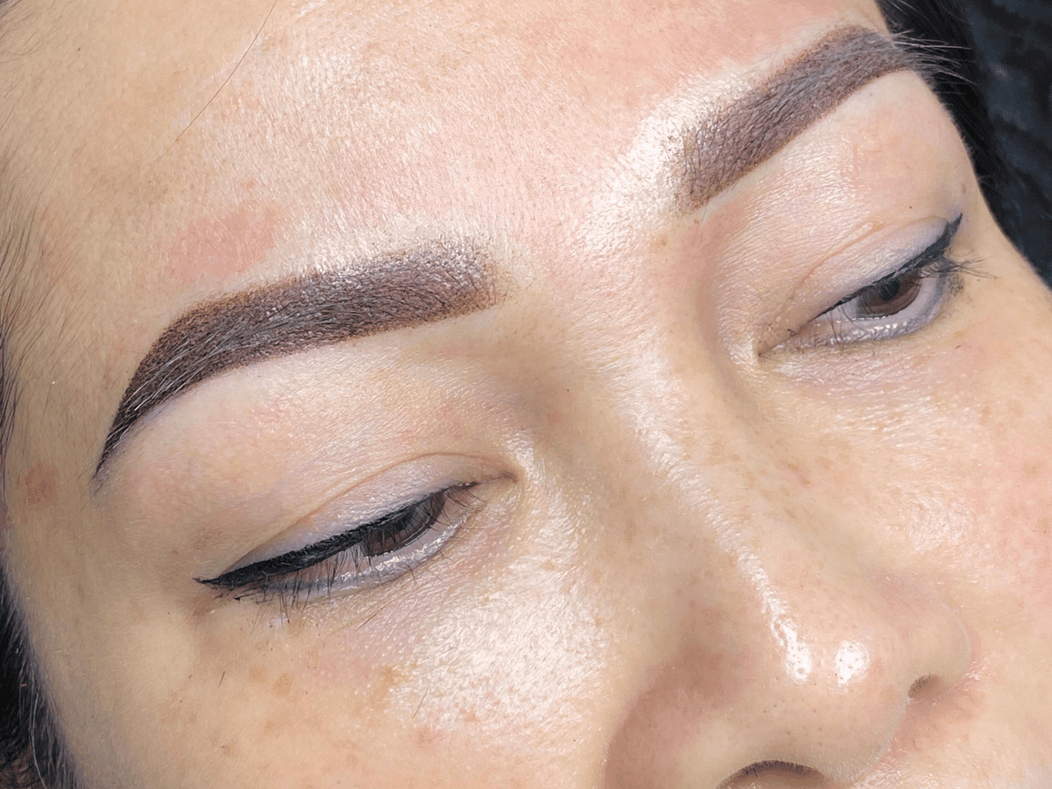Eyebrow Tattoo result by Adara Aion Permanent Cosmetic Clinic in Winder, GA