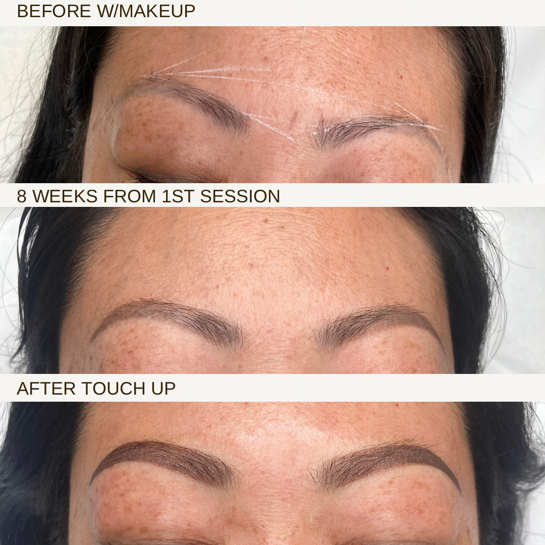 Rumi's Brows — permanent makeup work