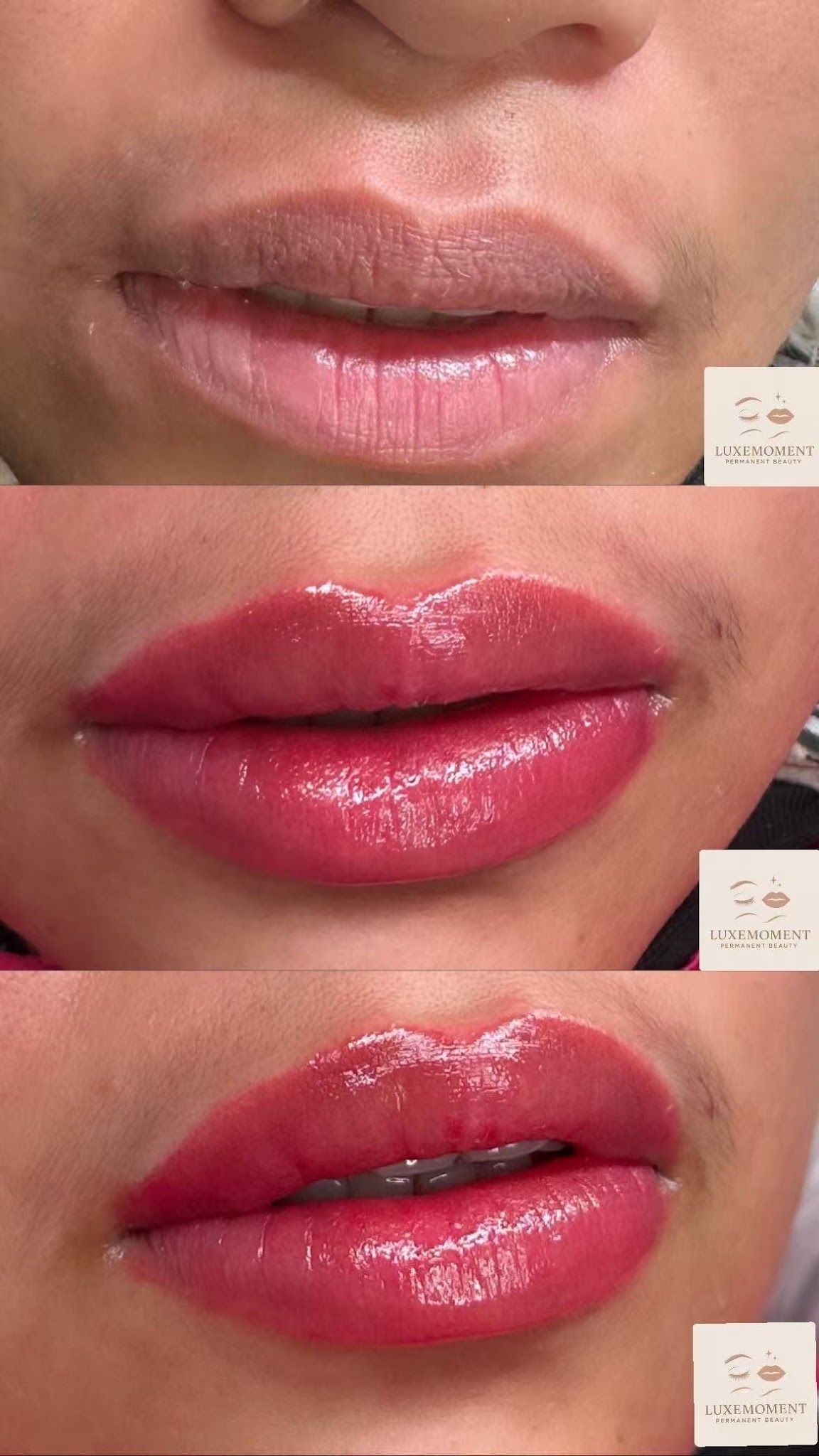 Permanent makeup work by Luxe Moment Permanent Beauty in Kennesaw, GA