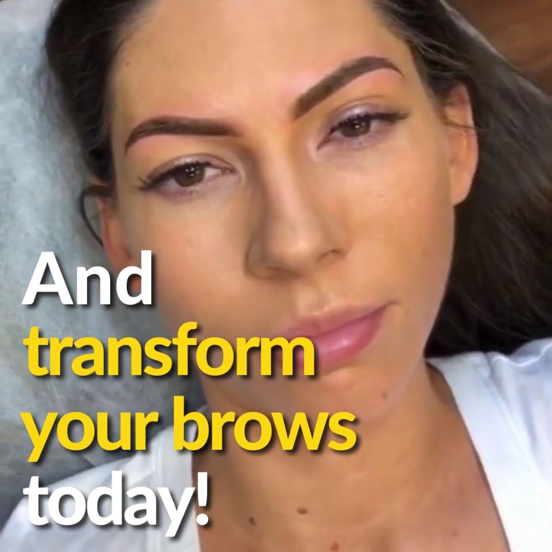 Eyebrow Tattoo result by Bladed Glory Studio in Sandy Springs, GA