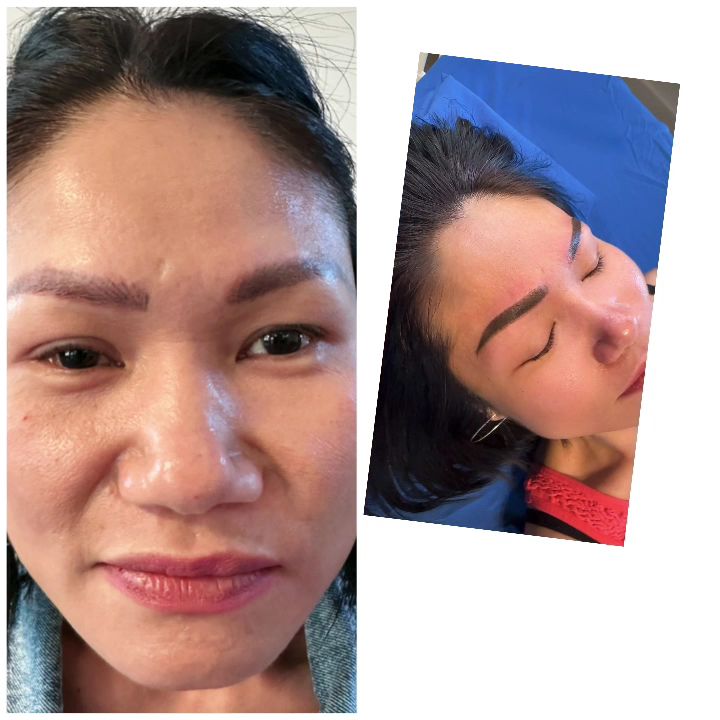 Eyebrow Tattoo result by Snown Microblading & Beauty Salon in Tucker, GA