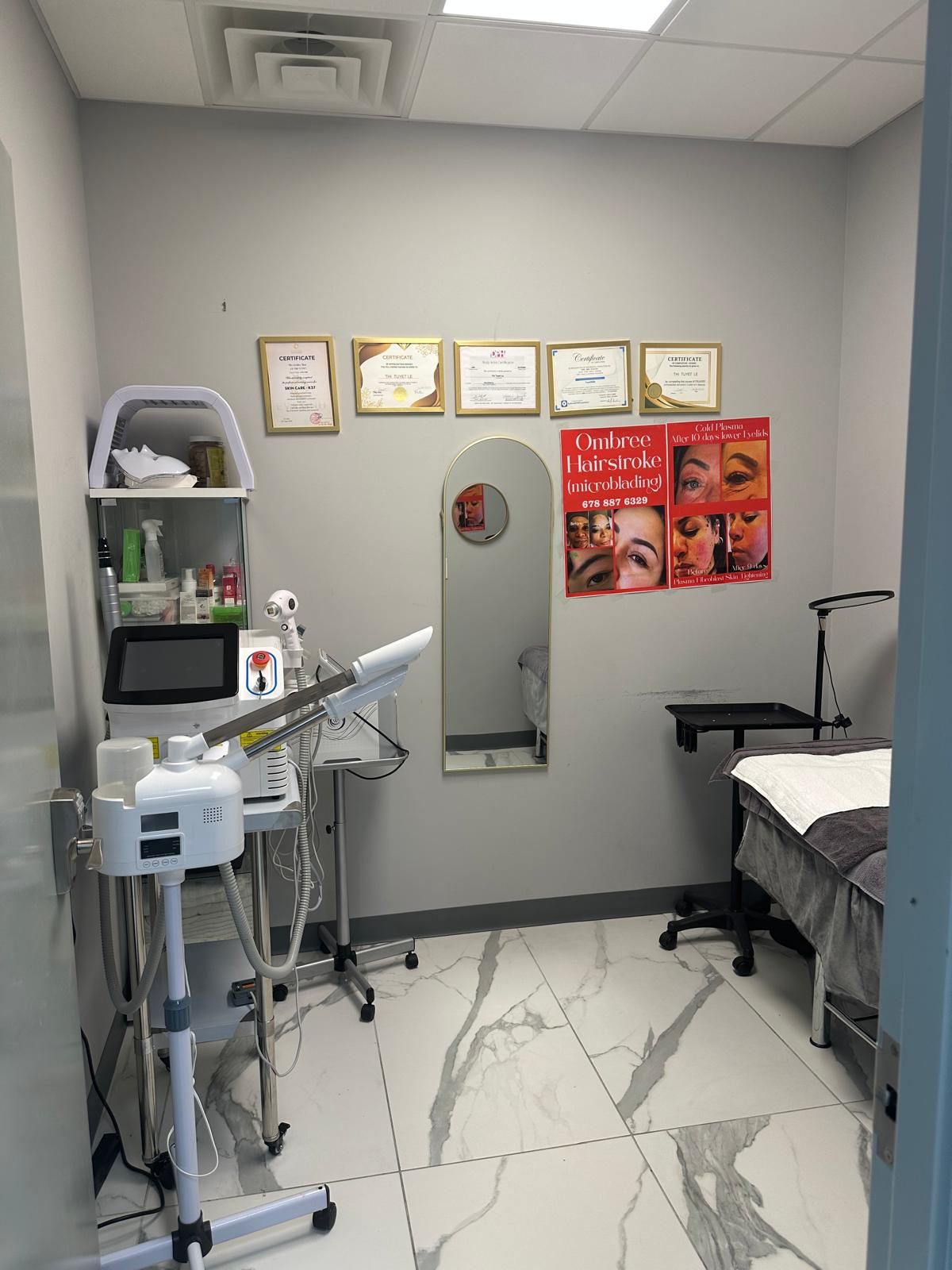 Permanent makeup work by Snown Microblading & Beauty Salon in Tucker, GA