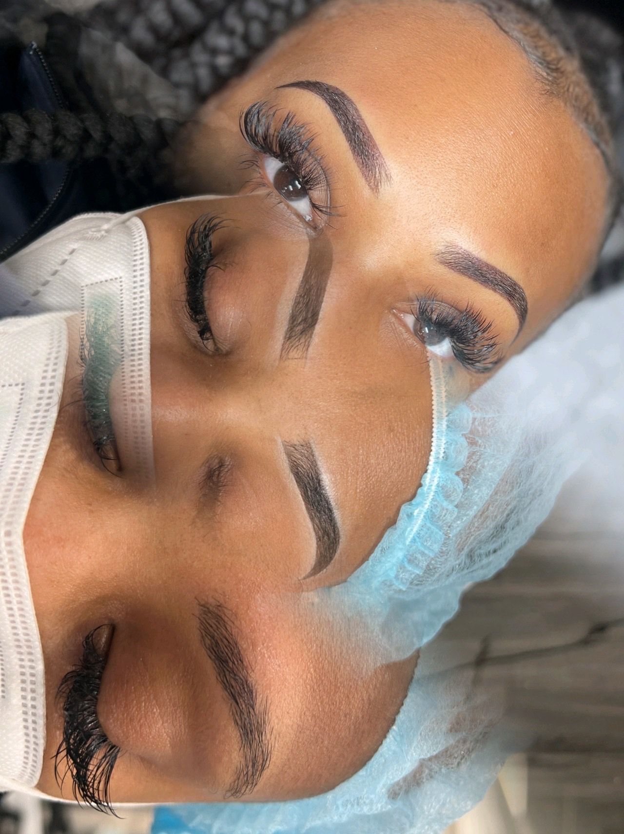 Eyebrow Tattoo result by 716 artistry llc in Atlanta, GA