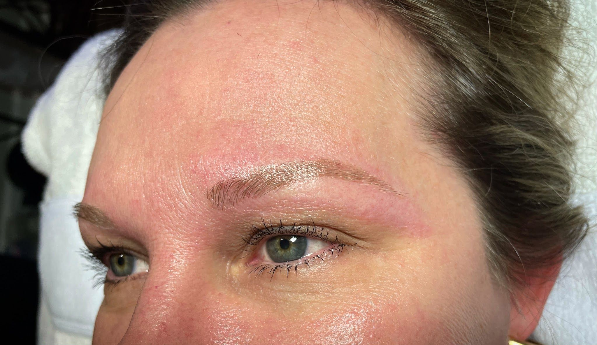 Eyebrow Tattoo result by HD Esthetics in Tifton, GA