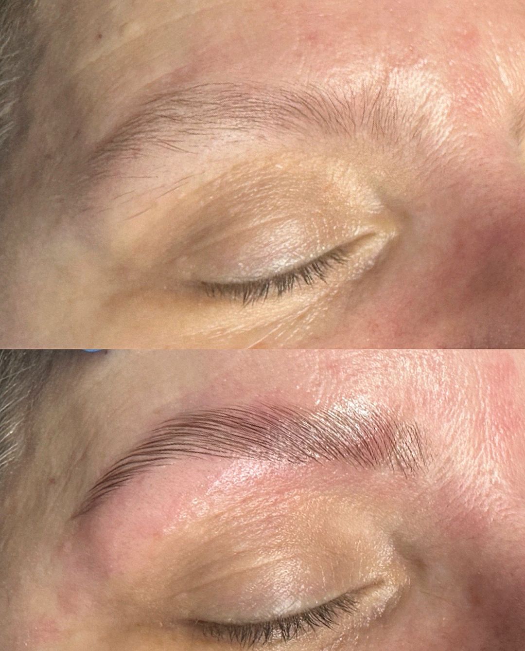 Eyebrow Tattoo result by HD Esthetics in Tifton, GA