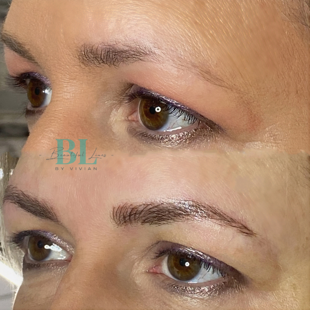 Eyebrow Tattoo result by Beautiful Lines by Vivian in Sugar Hill, GA