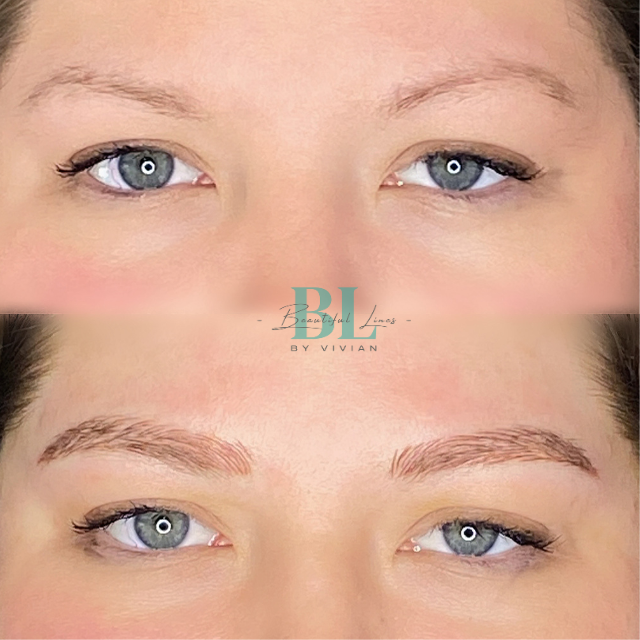 Eyebrow Tattoo result by Beautiful Lines by Vivian in Sugar Hill, GA