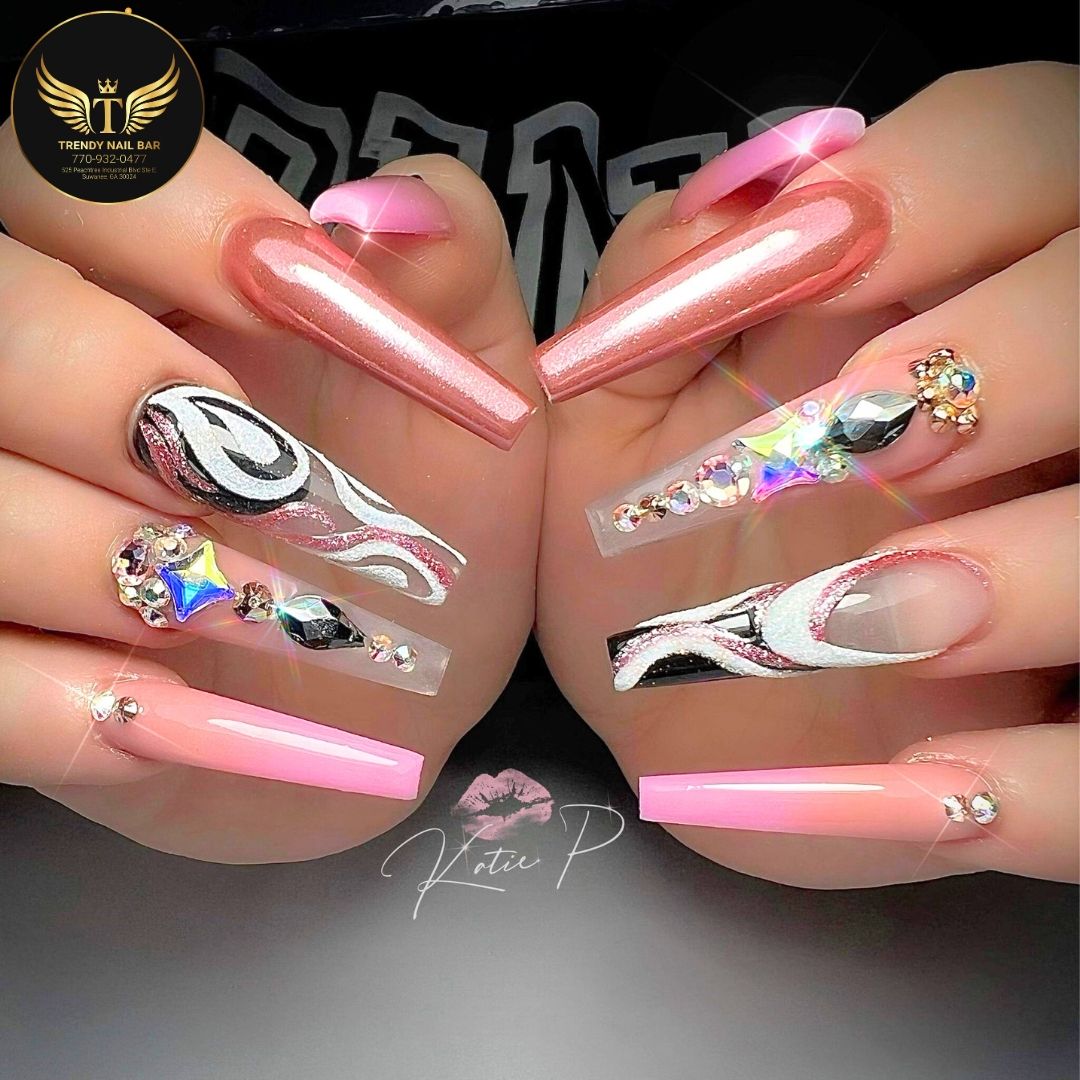 Permanent makeup work by Trendy Nail Bar in Suwanee, GA