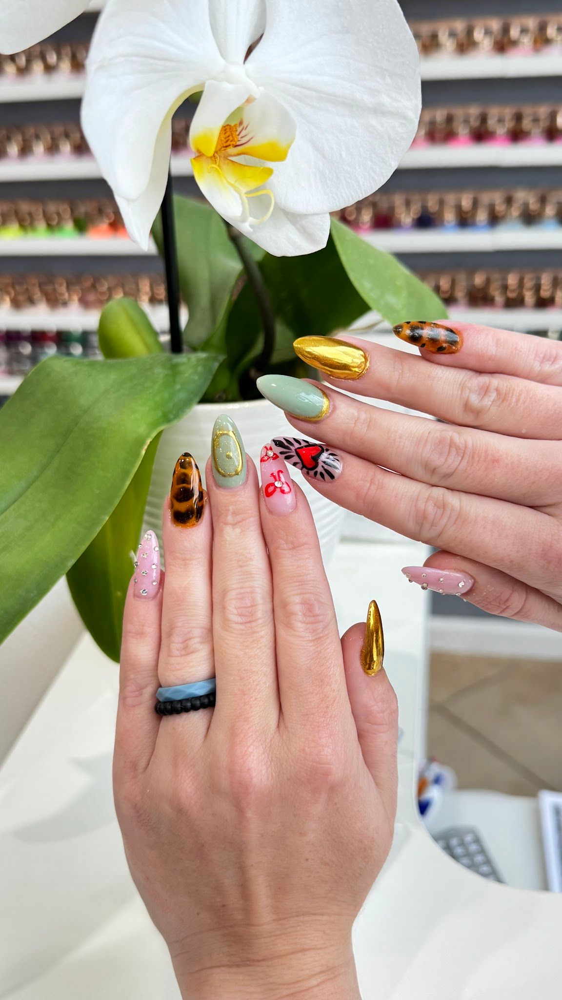 Permanent makeup work by Trendy Nail Bar in Suwanee, GA