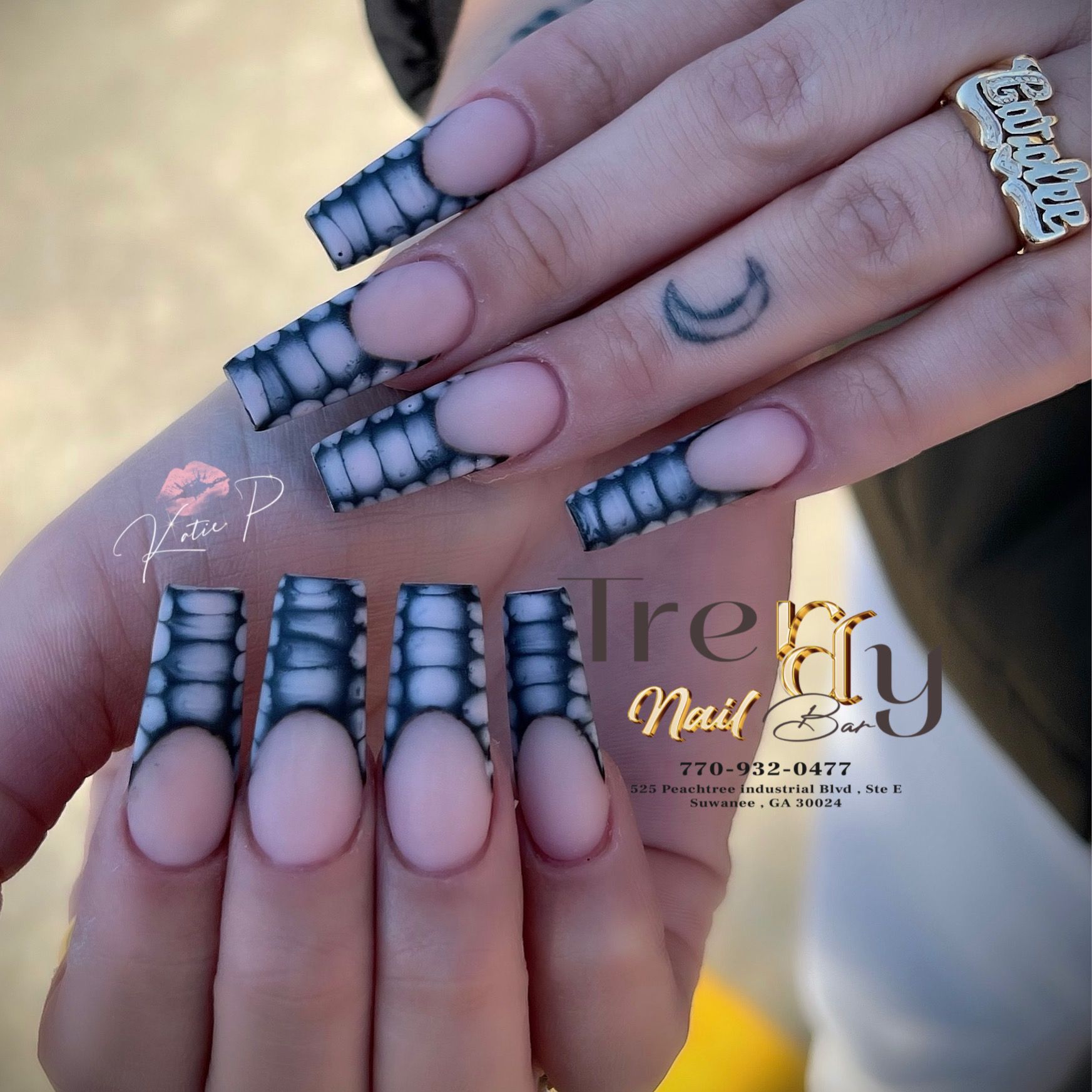 Permanent makeup work by Trendy Nail Bar in Suwanee, GA