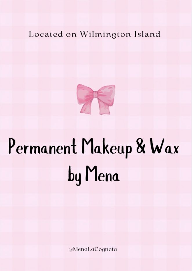 Permanent makeup work by Permanent Makeup & Wax by Mena in Savannah, GA