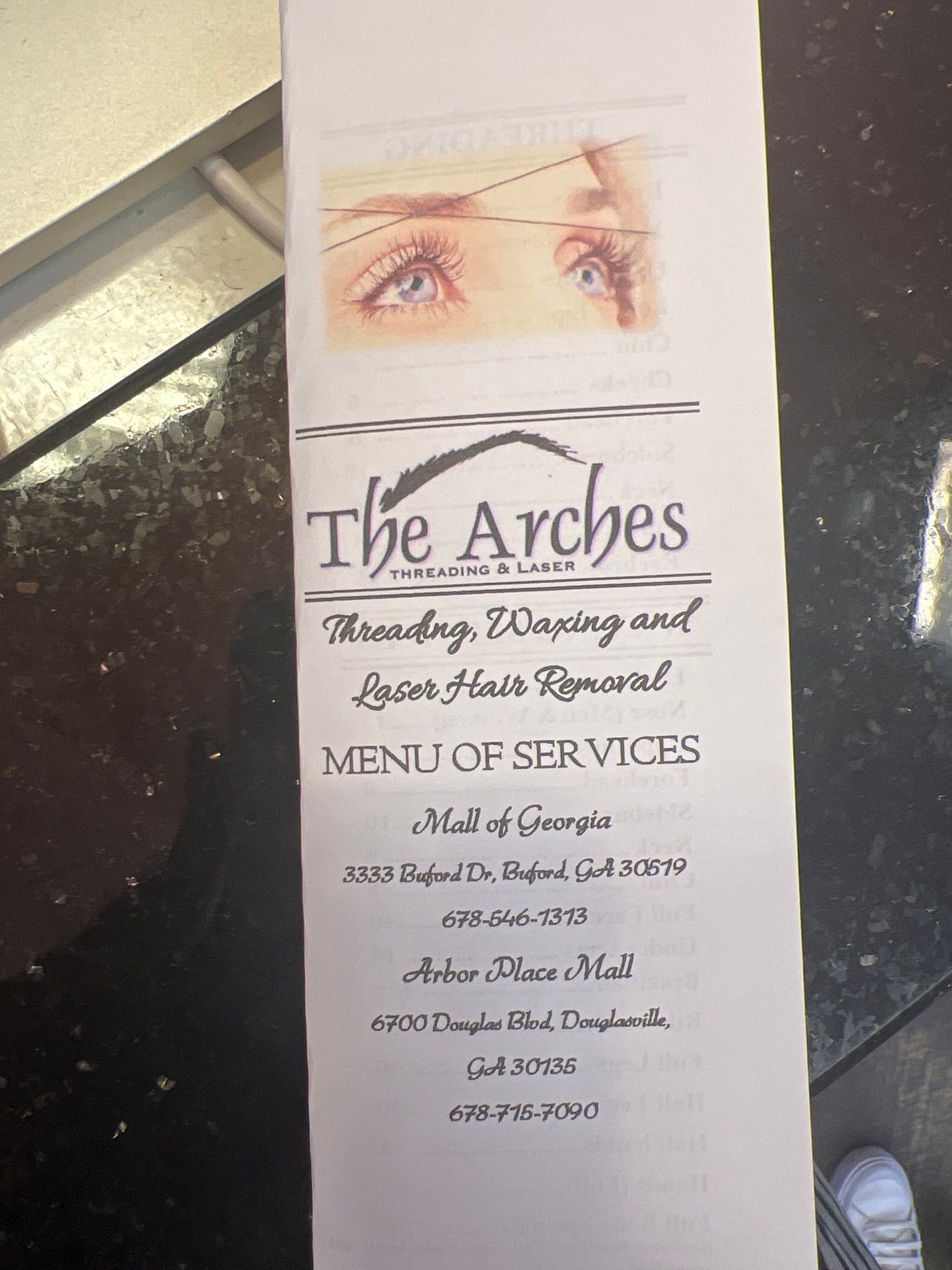 Permanent makeup work by The Arches Threading and Waxing @ Arbor Place Mall in Douglasville, GA