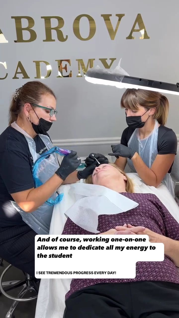 Eyebrow Tattoo result by Permanent makeup by Natalia Chabrova Studio and Academy in Marietta, GA