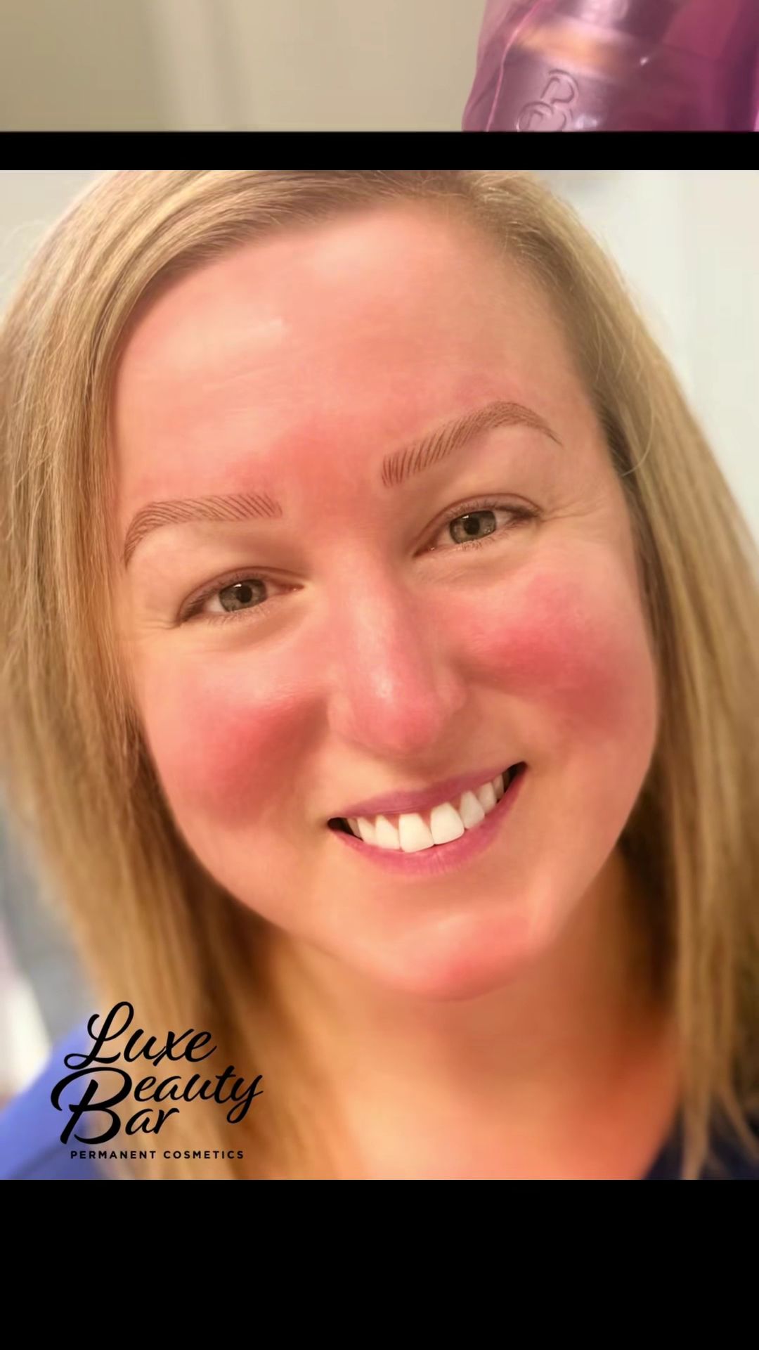 Eyebrow Tattoo result by Luxe Beauty Bar Permanent Cosmetics in Valdosta, GA