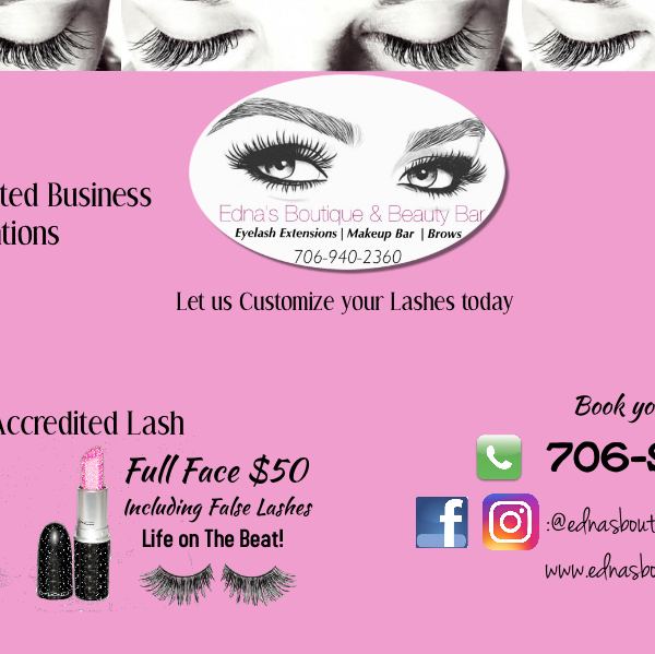 Edna's Boutique and Beauty Bar LLC & Eyelash Extensions — permanent makeup in Covington, GA
