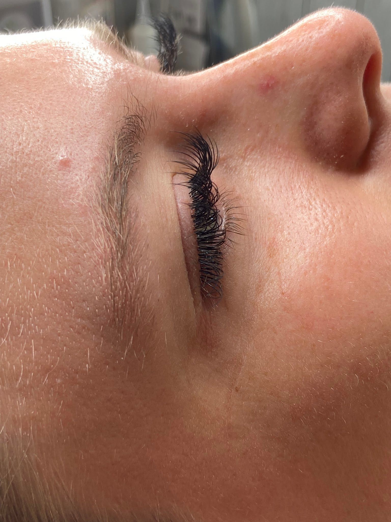 Eyeliner Tattoo result by Edna's Boutique and Beauty Bar LLC & Eyelash Extensions in Covington, GA