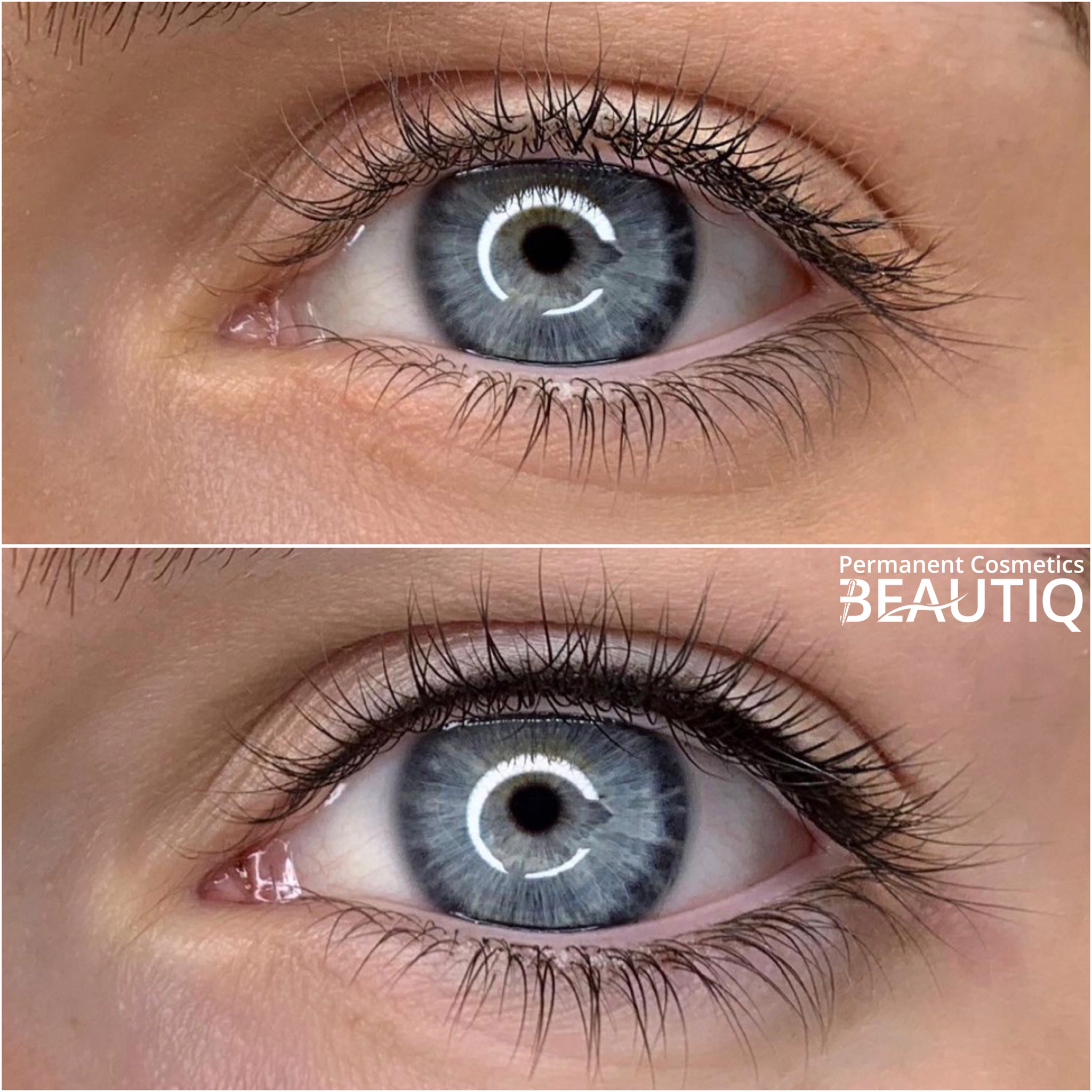 Eyeliner Tattoo result by Permanent Cosmetics BeautiQ Studio & Academy in Alpharetta, GA