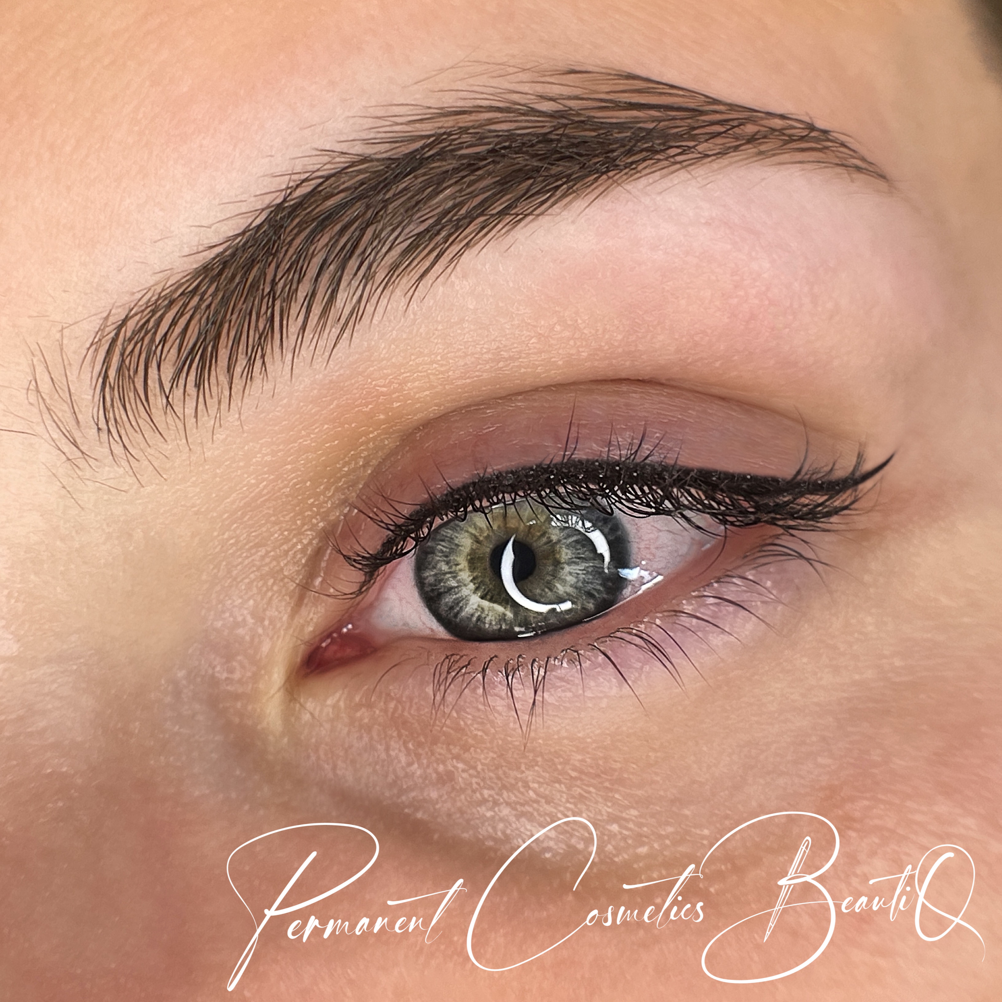 Eyeliner Tattoo result by Permanent Cosmetics BeautiQ Studio & Academy in Alpharetta, GA