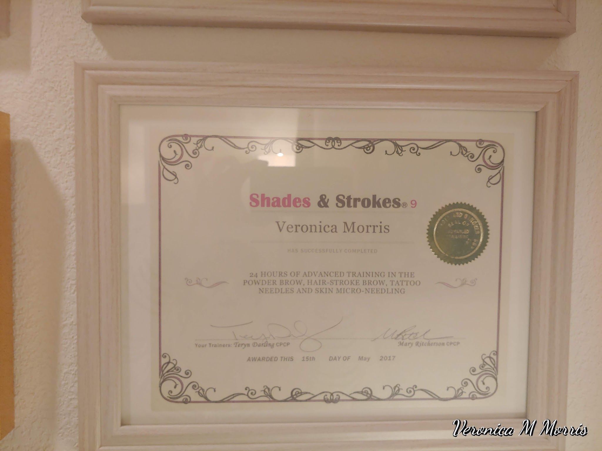 Permanent makeup work by Veronica M. Morris Rise and Shine Permanent Makeup in Georgetown, TX