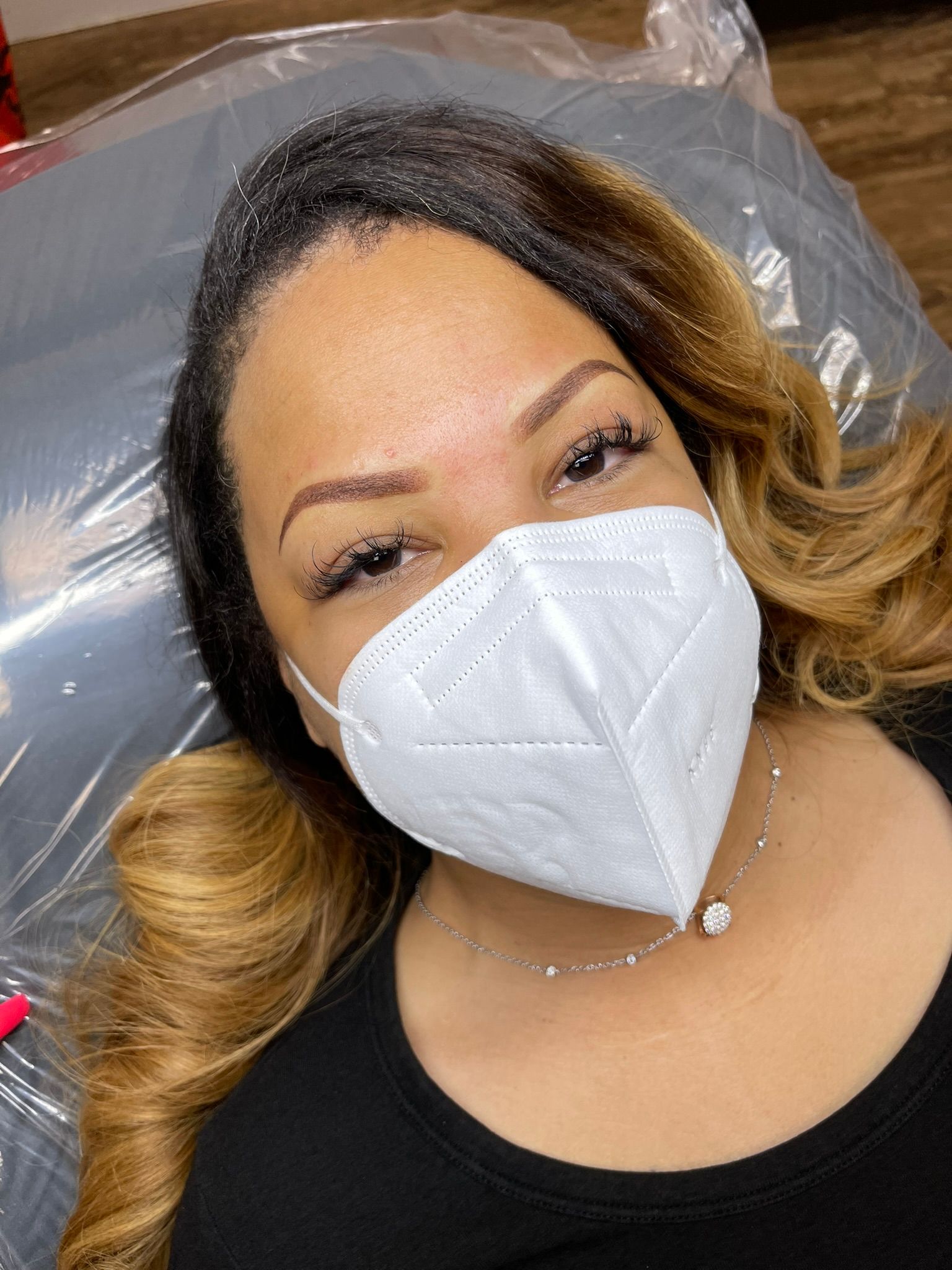Eyebrow Tattoo result by Eboni Renee Artistry in Atlanta, GA