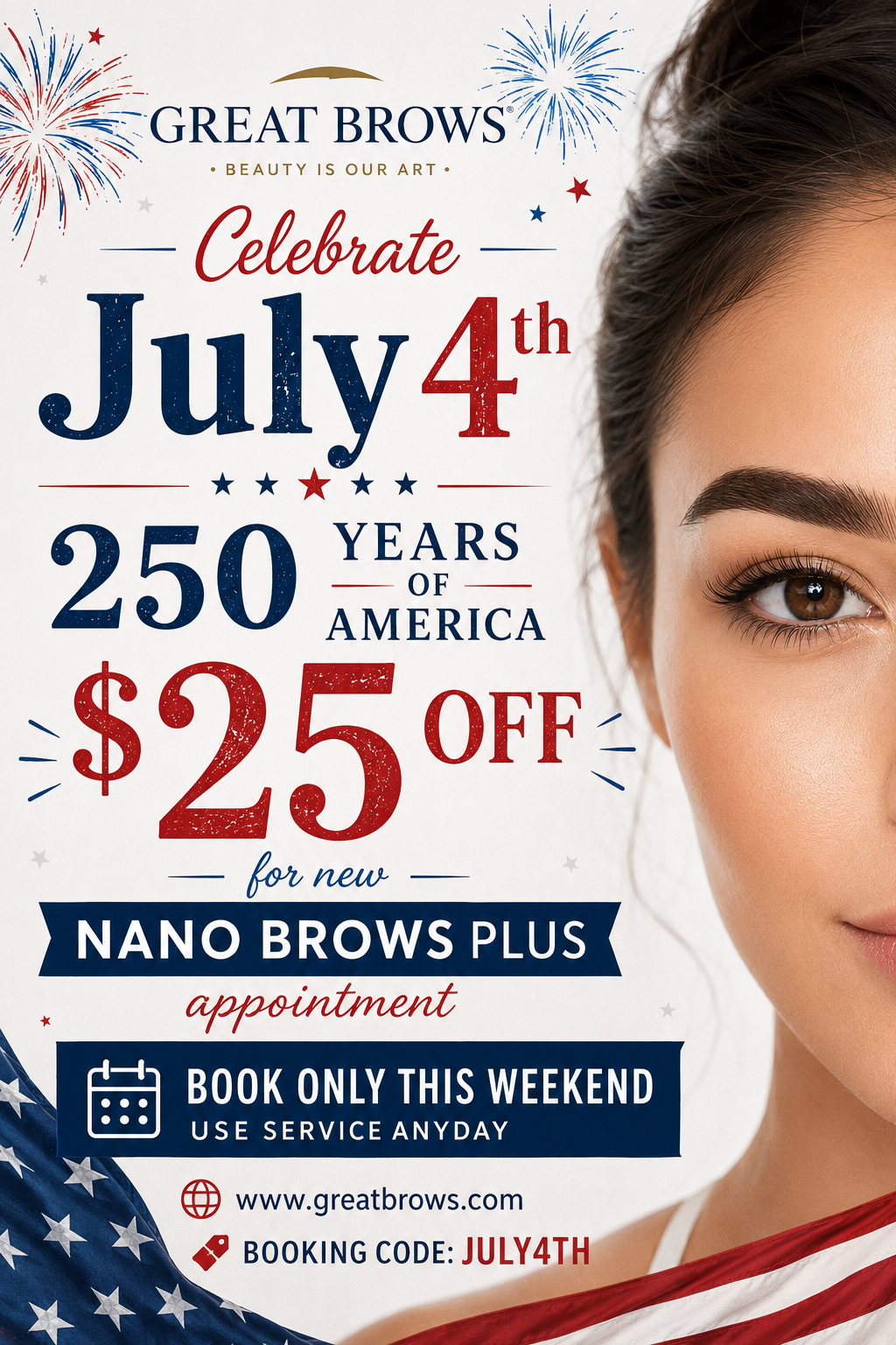Permanent makeup work by GREAT BROWS in Lakeland, FL