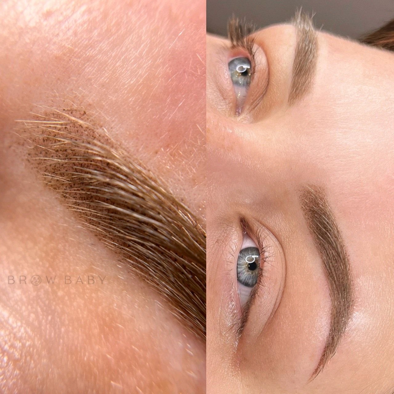 Eyebrow Tattoo result by Fine and Feral Cosmetic Studio in Cumming, GA