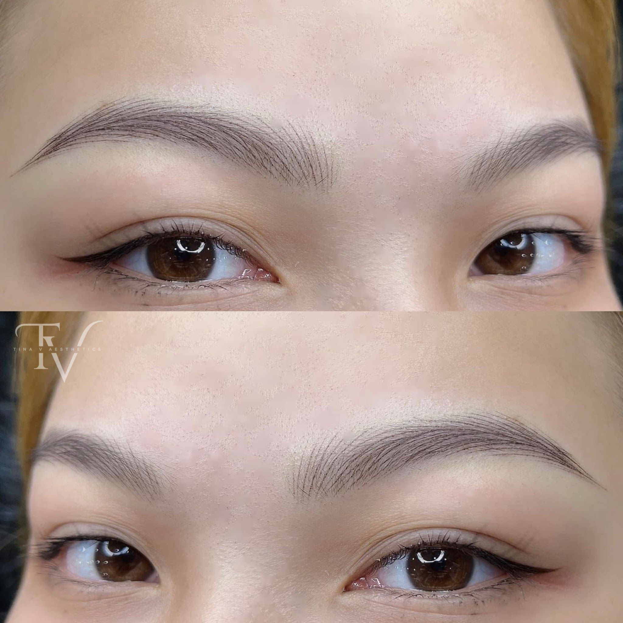 Eyebrow Tattoo result by Tina V Aesthetics (Brows & Lashes) in Atlanta, GA