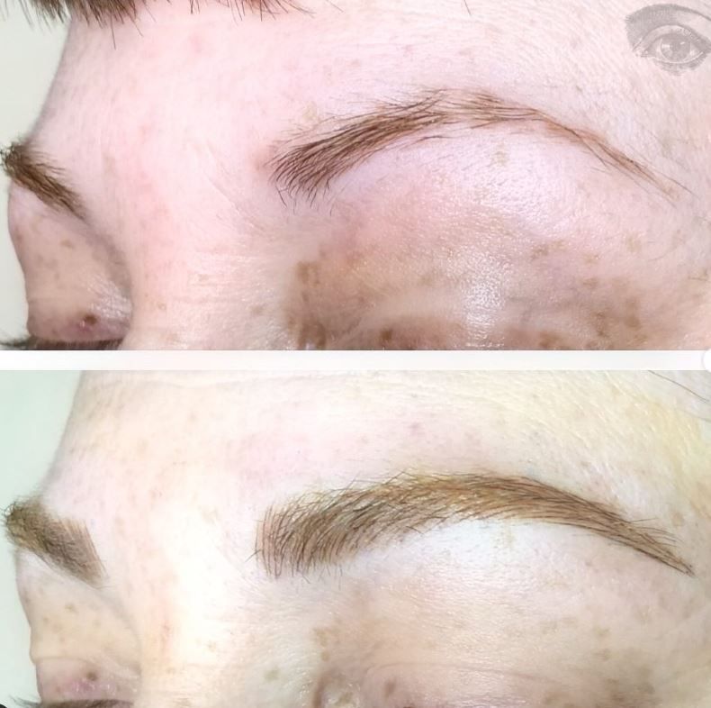 Eyebrow Tattoo result by Juliana Ramus Cosmetic Tattooing in Atlanta, GA