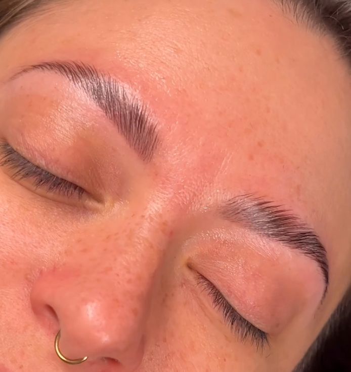 Eyebrow Tattoo result by Mirai 未来 Beauté Skin & Beauty Co. in Dunwoody, GA