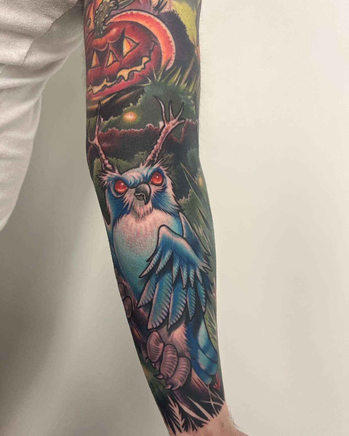 Mystic Owl Tattoo — permanent makeup work