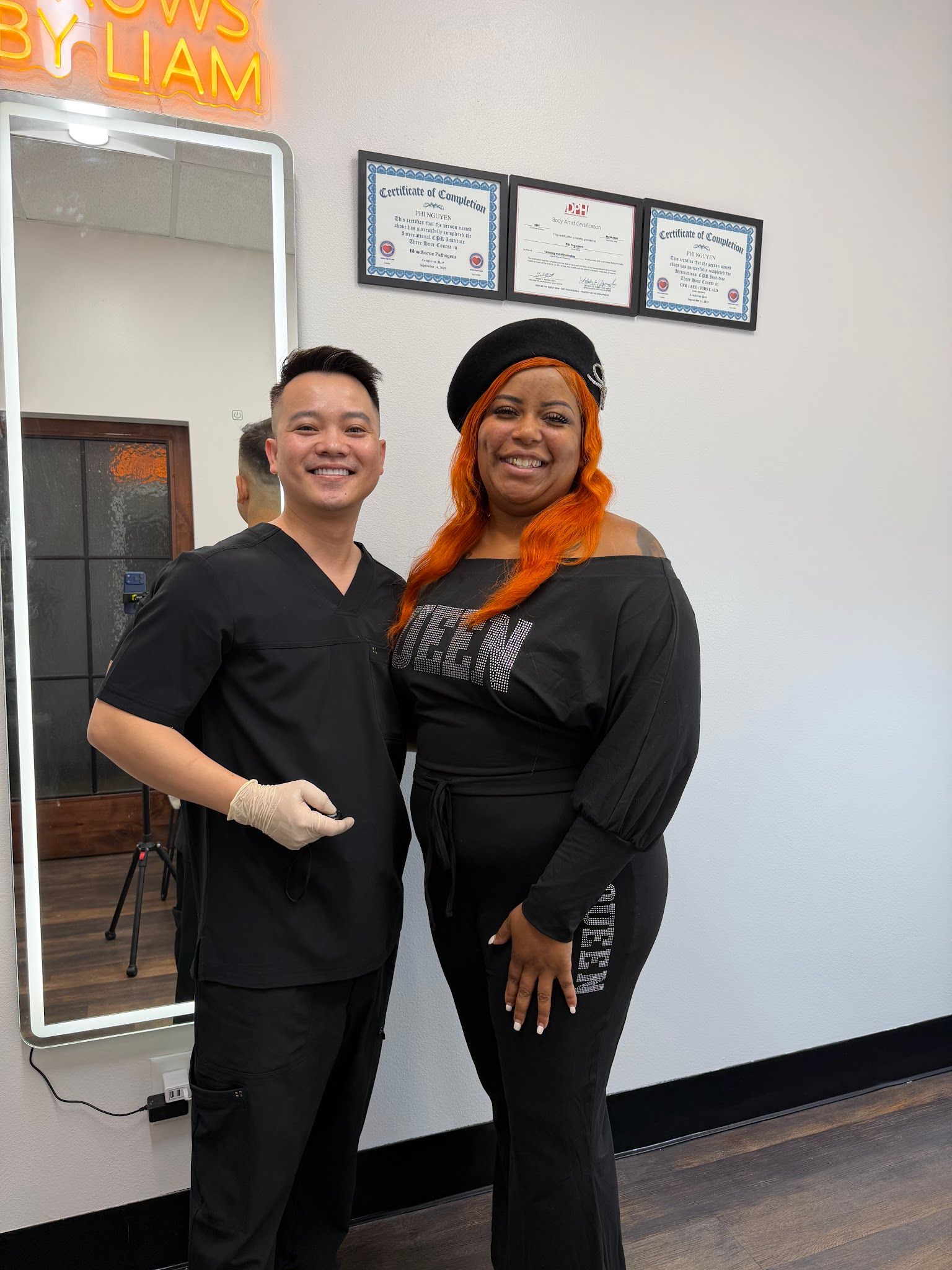 Permanent makeup work by Liam Brows LLC in Sandy Springs, GA