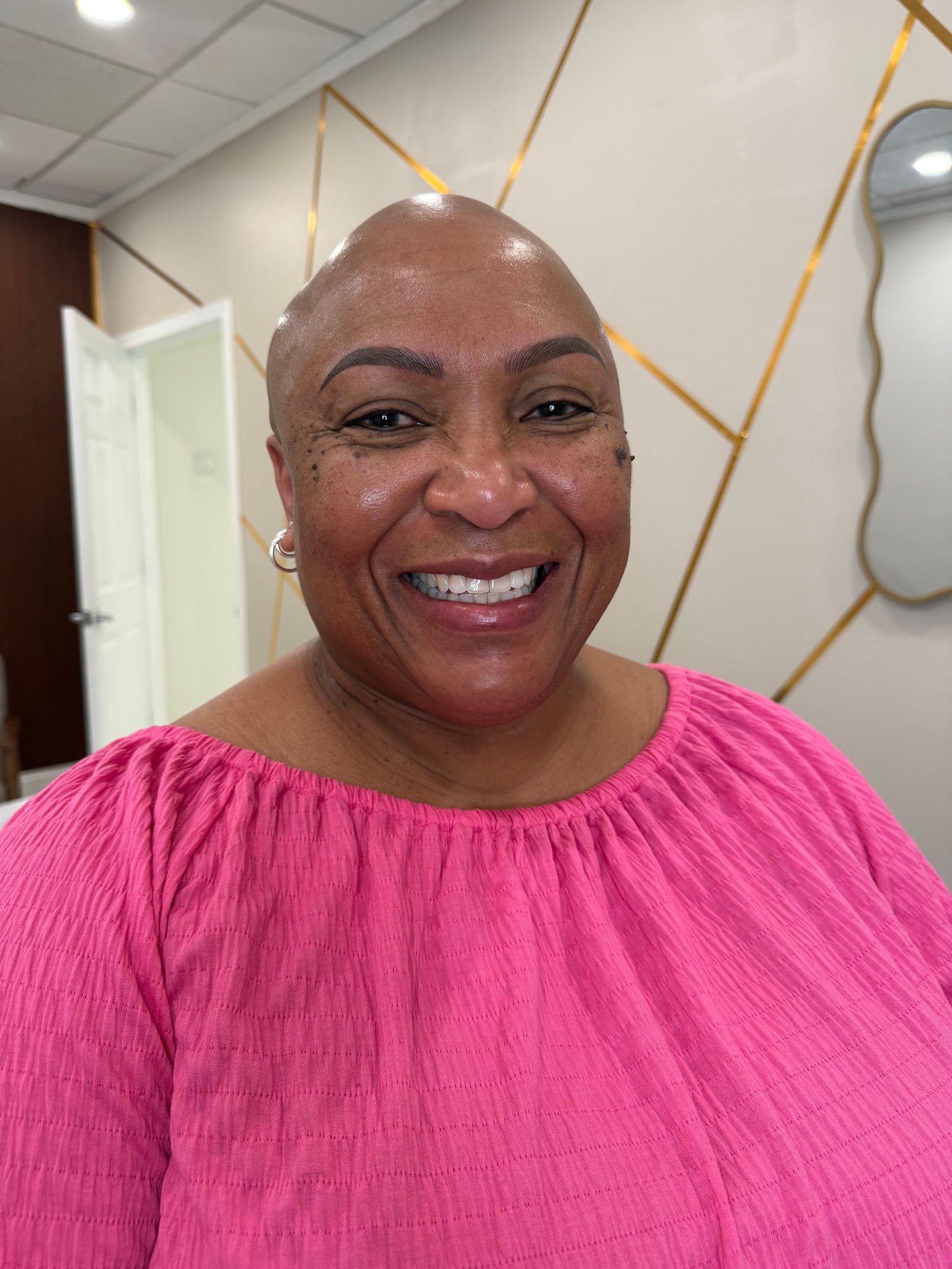 Eyebrow Tattoo result by Brows by Kim Honey - Inside Sassy Nails & Spa in Columbus, GA