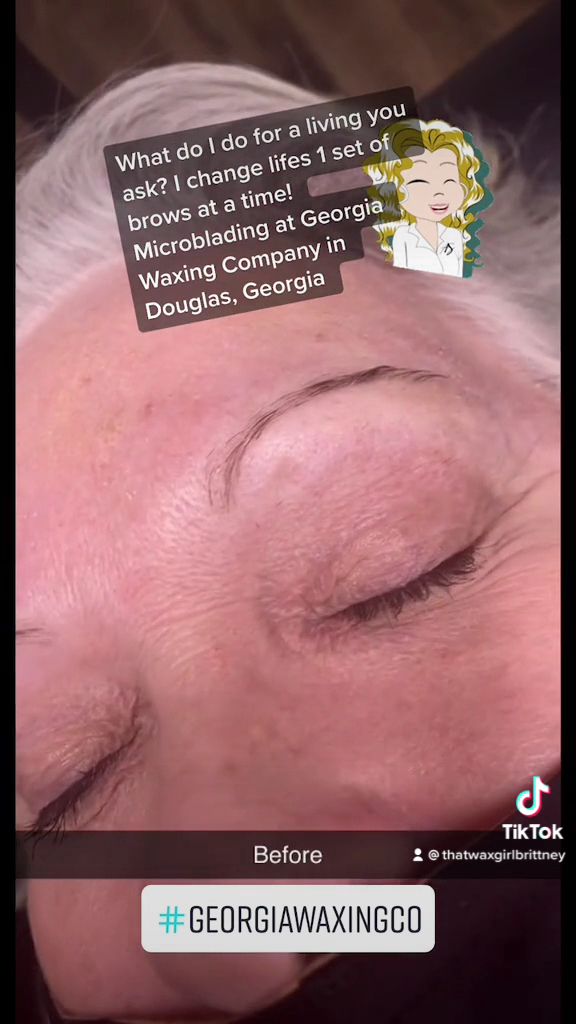 Eyebrow Tattoo result by Georgia Waxing and Skin Co. in Douglas, GA