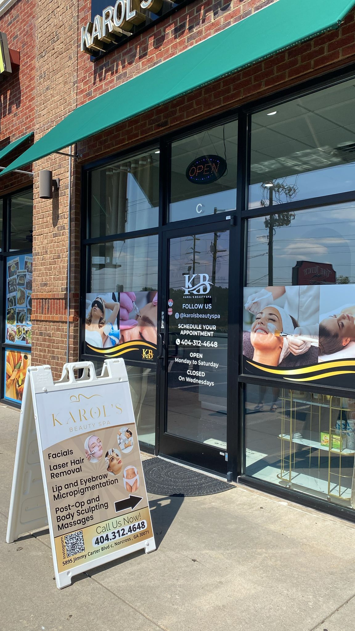 Permanent makeup work by Karol’ls Beauty Spa in Norcross, GA