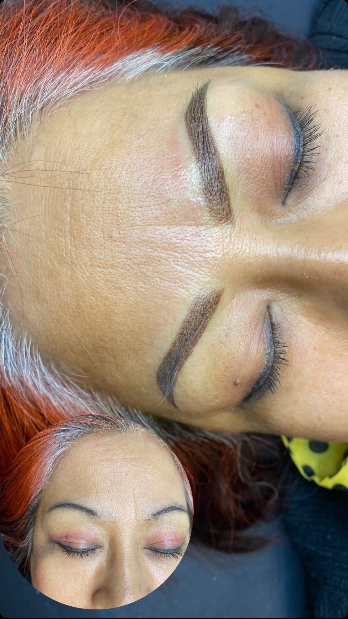 Eyebrow Tattoo result by Cosmetic studio in Dalton, GA